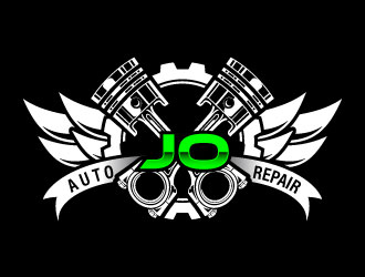 jo auto repair logo design by daywalker