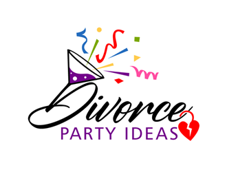 Divorce Party Ideas logo design by ingepro