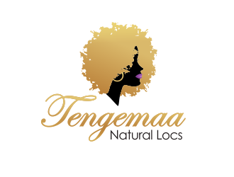 Tengemaa Locs  logo design by YONK