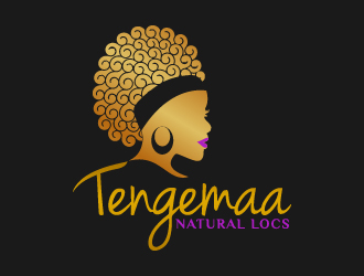 Tengemaa Locs  logo design by sakarep