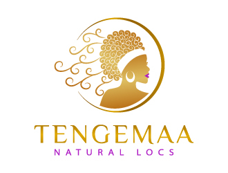 Tengemaa Locs  logo design by sakarep