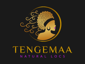 Tengemaa Locs  logo design by sakarep