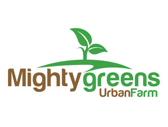 Mightygreens Urban Farm logo design by creativemind01