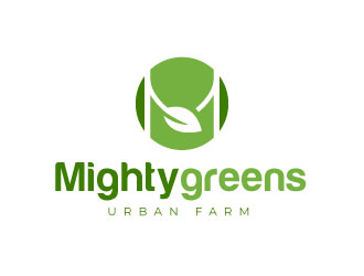Mightygreens Urban Farm logo design by sanworks