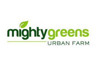 Mightygreens Urban Farm logo design by Abril