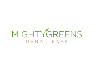 Mightygreens Urban Farm logo design by Dhieko