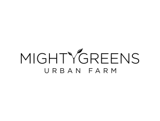 Mightygreens Urban Farm logo design by Dhieko