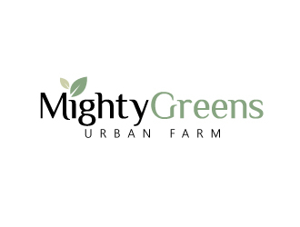 Mightygreens Urban Farm logo design by nexgen