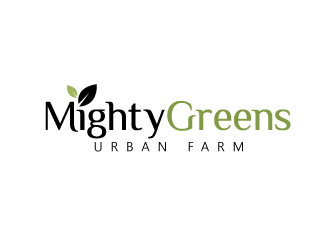 Mightygreens Urban Farm logo design by nexgen