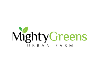 Mightygreens Urban Farm logo design by nexgen