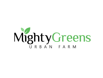 Mightygreens Urban Farm logo design by nexgen