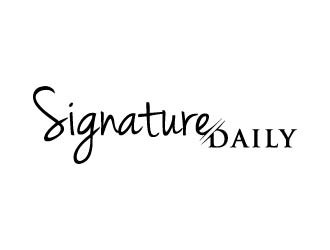 Signature Daily logo design by Moon