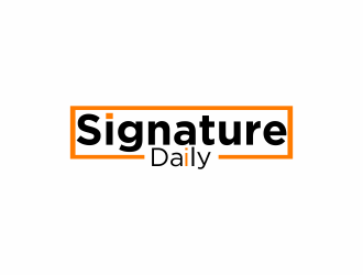 Signature Daily logo design by putriiwe