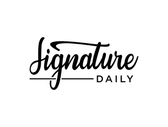 Signature Daily logo design by Kanya