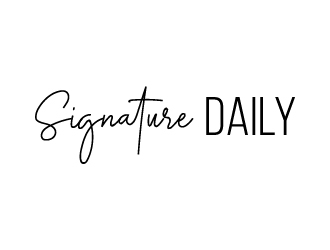Signature Daily logo design by BrainStorming