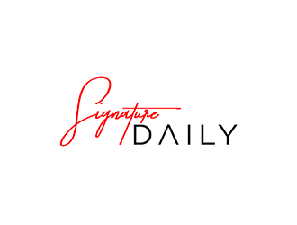 Signature Daily logo design by ndaru