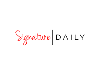 Signature Daily logo design by ndaru