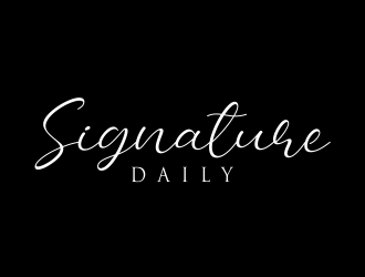 Signature Daily logo design by hopee