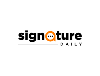 Signature Daily logo design by wongndeso