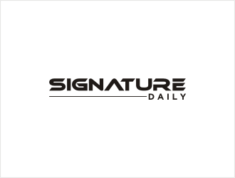 Signature Daily logo design by bunda_shaquilla