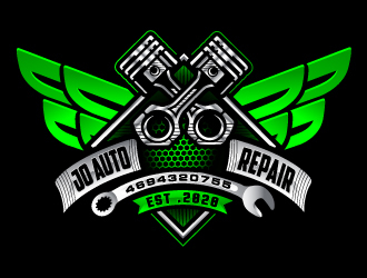 jo auto repair logo design by LucidSketch
