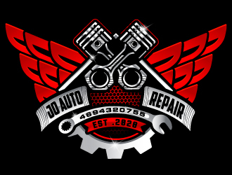 jo auto repair logo design by LucidSketch