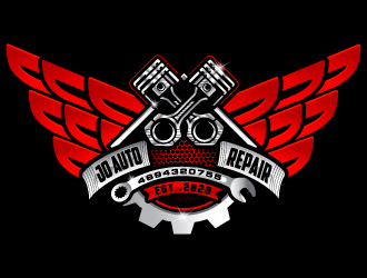 jo auto repair logo design by LucidSketch