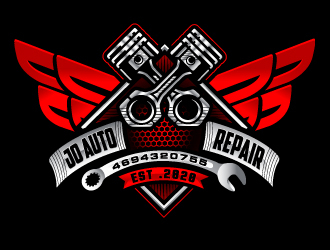 jo auto repair logo design by LucidSketch