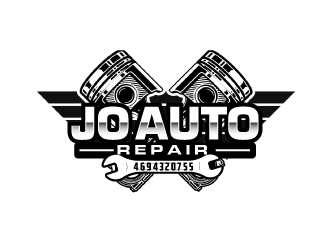jo auto repair logo design by AamirKhan