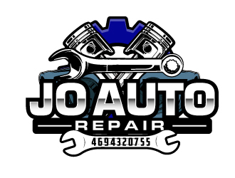 jo auto repair logo design by AamirKhan