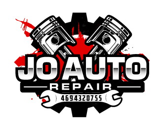 jo auto repair logo design by AamirKhan