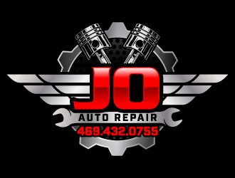 jo auto repair logo design by jaize