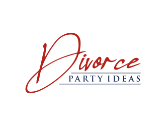Divorce Party Ideas logo design by GassPoll