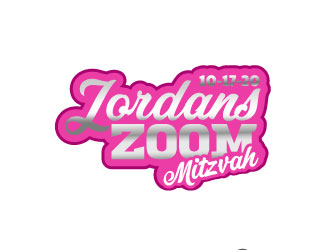 Jordans Zoom Mitzvah logo design by aryamaity