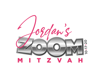 Jordans Zoom Mitzvah logo design by GemahRipah