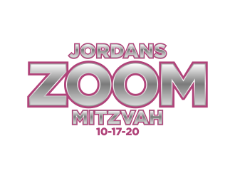 Jordans Zoom Mitzvah logo design by FirmanGibran