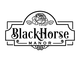 BlackHorse Manor logo design by Ultimatum