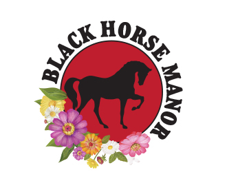 BlackHorse Manor logo design by chad™