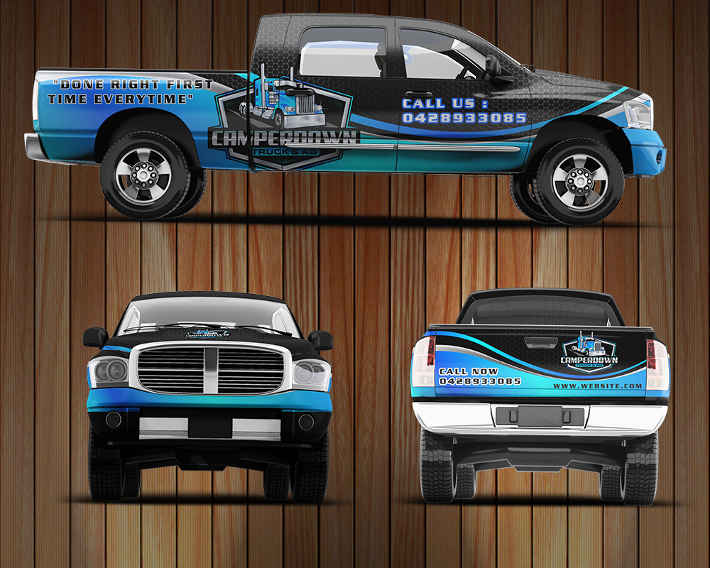 Camperdown Truck & AG logo design by MastersDesigns