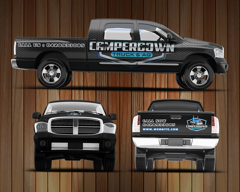 Camperdown Truck & AG logo design by MastersDesigns