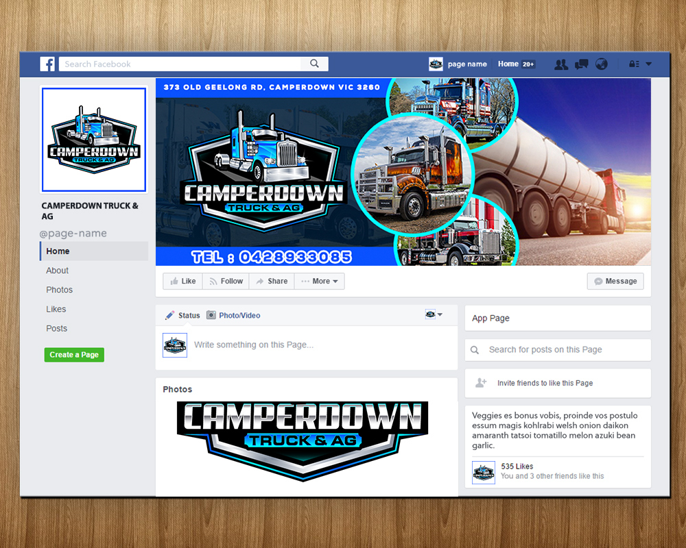 Camperdown Truck & AG logo design by MastersDesigns