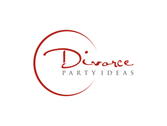 Divorce Party Ideas logo design by GassPoll