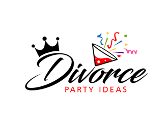 Divorce Party Ideas logo design by ingepro