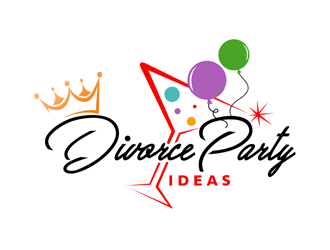 Divorce Party Ideas logo design by ingepro