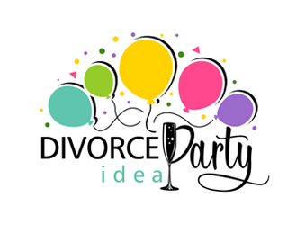Divorce Party Ideas logo design by ingepro