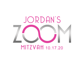 Jordans Zoom Mitzvah logo design by ingepro