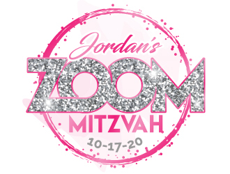 Jordans Zoom Mitzvah logo design by jaize