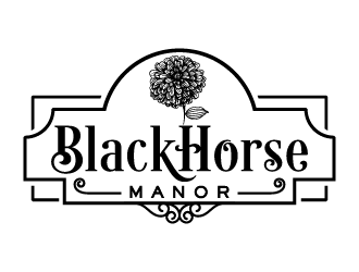 BlackHorse Manor logo design by Ultimatum