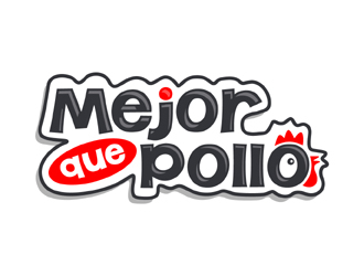 Mejor que Pollo logo design by MAXR
