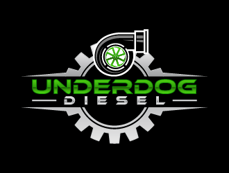 Underdog Diesel logo design by BrightARTS